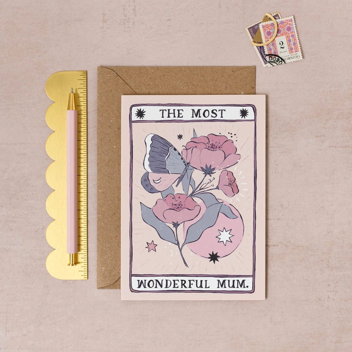 Sister Paper Co. - Mum Card - Tarot Flower Mum Card