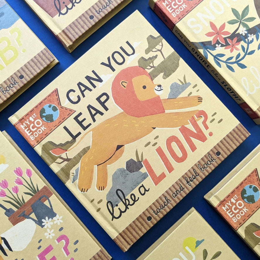 Eco Cased Book - Safari - Can you leap like a lion?
