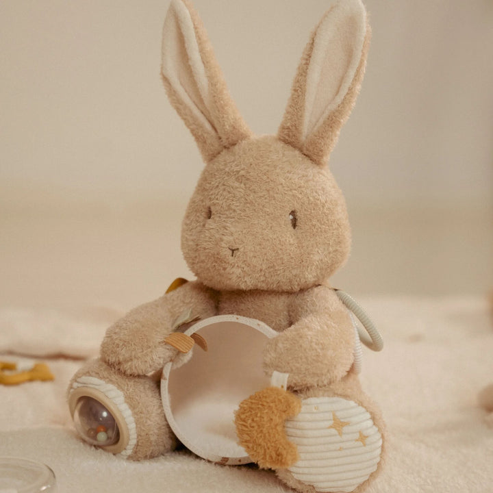 Little Dutch - Activity Cuddle Toy - Baby Bunny