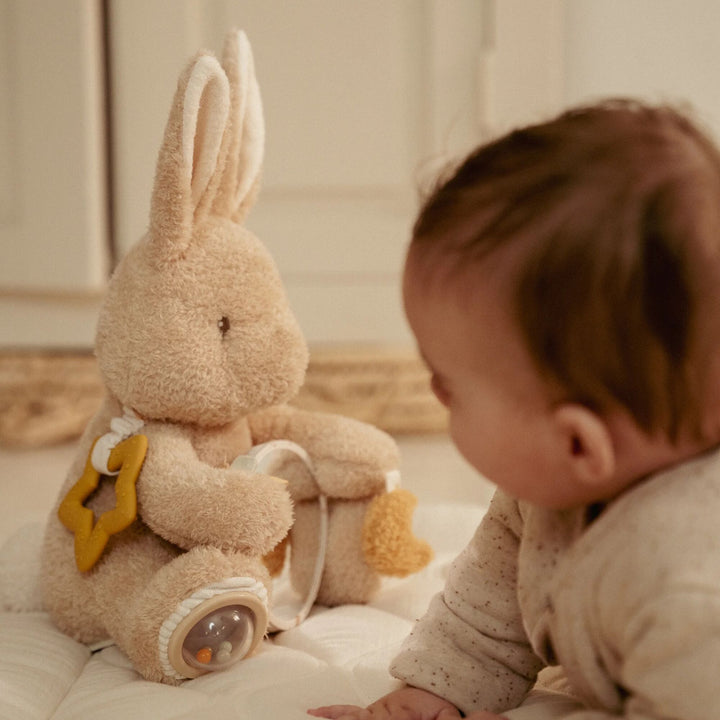 Little Dutch - Activity Cuddle Toy - Baby Bunny