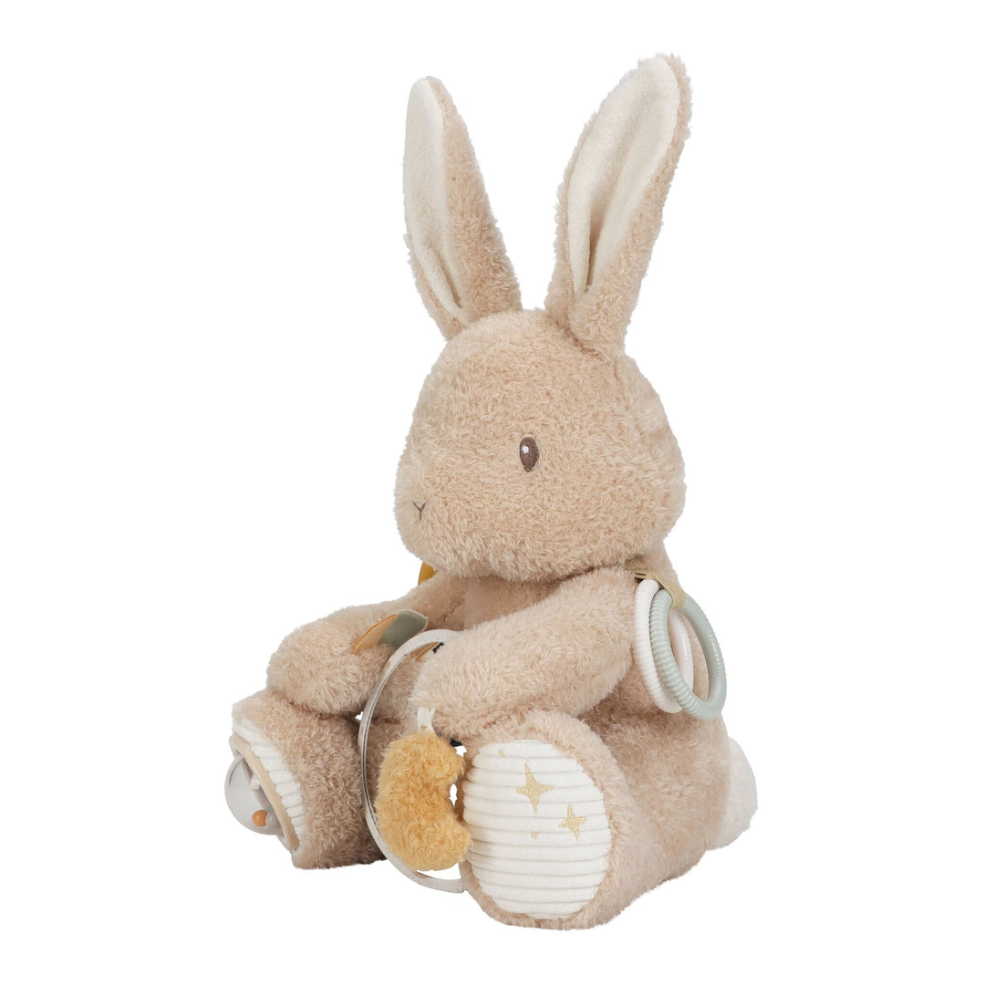 Little Dutch - Activity Cuddle Toy - Baby Bunny