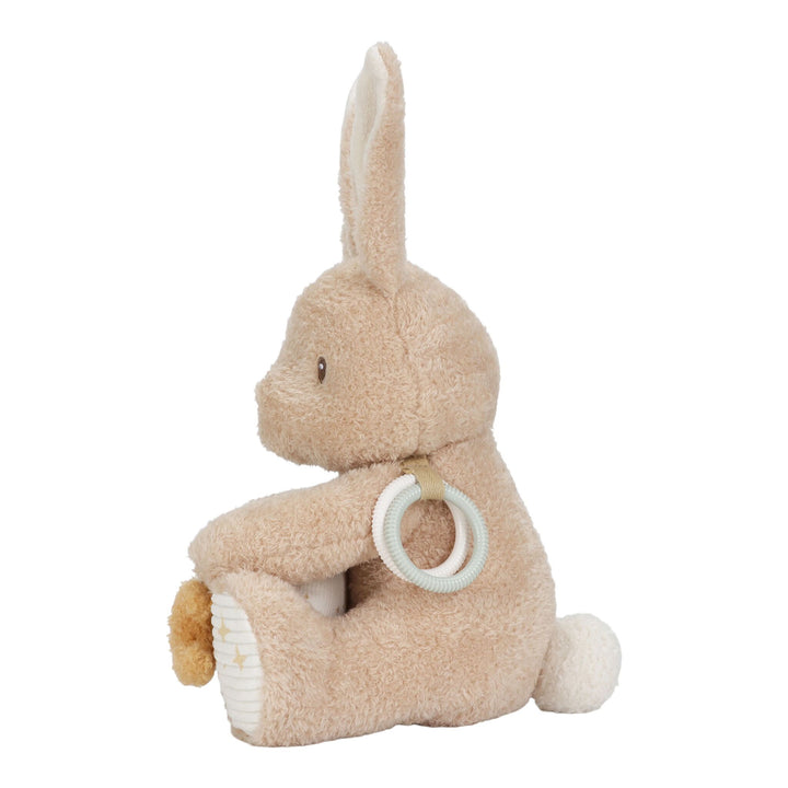 Little Dutch - Activity Cuddle Toy - Baby Bunny
