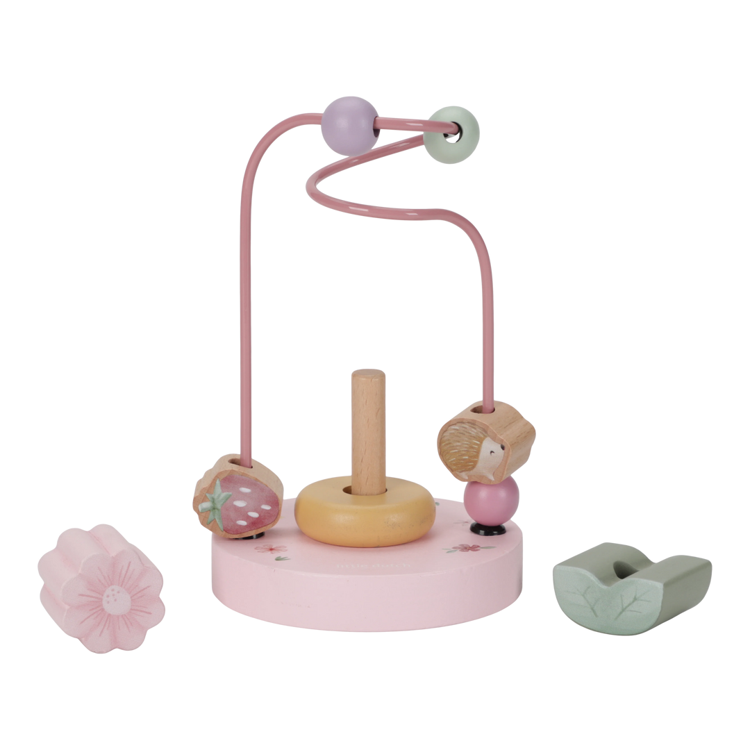 Little Dutch - Wooden Activity Spiral Small - Flower Fairy Garden - Mabel & Fox