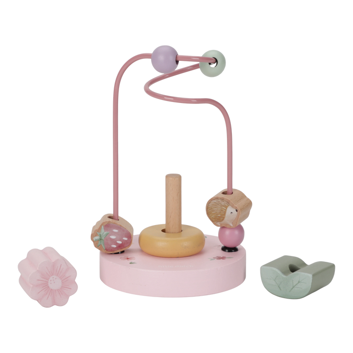 Little Dutch - Wooden Activity Spiral Small - Flower Fairy Garden - Mabel & Fox