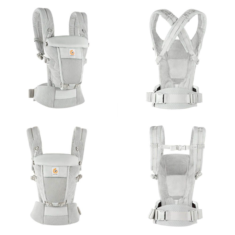 Ergo Baby - Adapt Soft Flex Mesh - Pearl Grey - Mabel & Fox