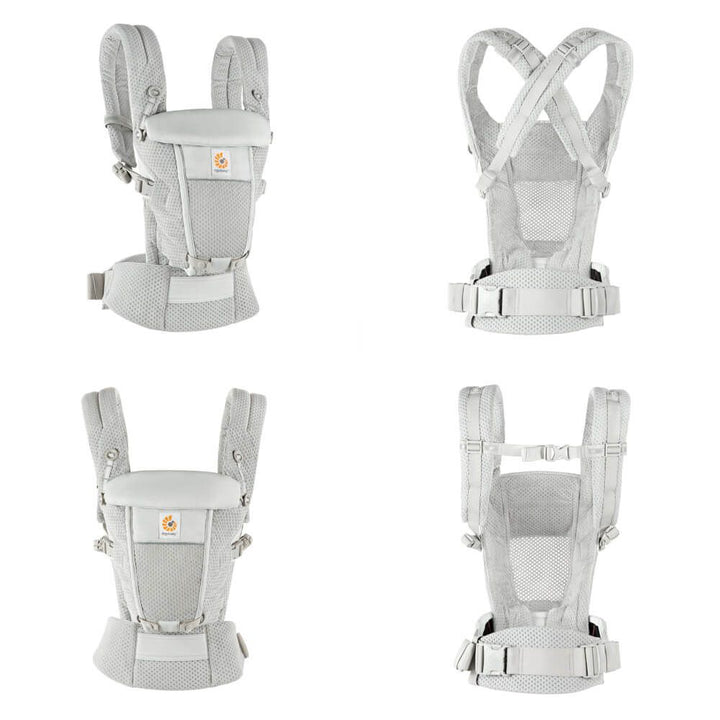 Ergo Baby - Adapt Soft Flex Mesh - Pearl Grey - Mabel & Fox
