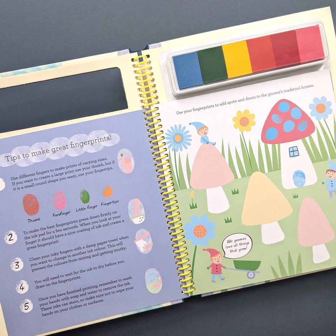 Animals Fingerprint Activities Book - Mabel & Fox
