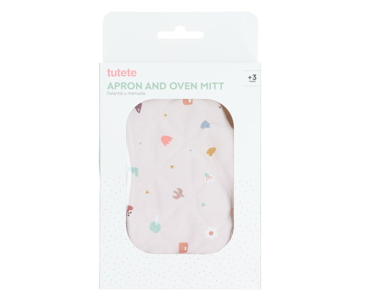 Tutete - Apron and Oven Mitt Set - Geometric Nature