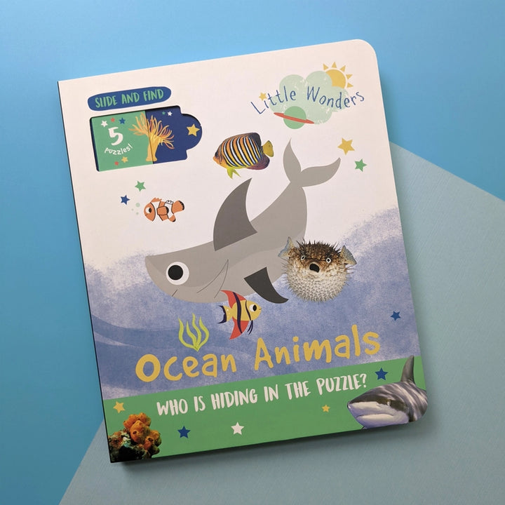 Little Wonders Puzzle Slider Book - Ocean Animals