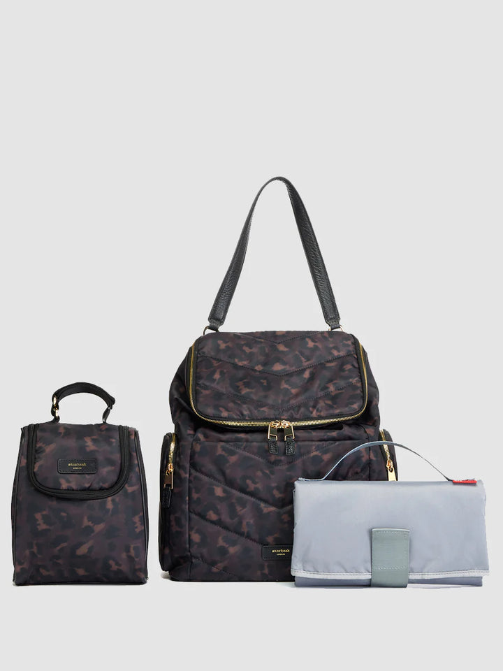 Storksak - Convertible Changing Backpack - Alyssa Leopard