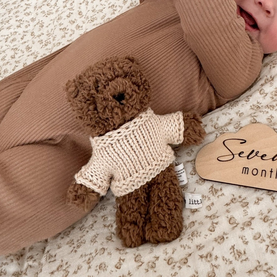 And The Little Dog Laughed - Soft Toy - Milo Bear - Mini - Mabel & Fox