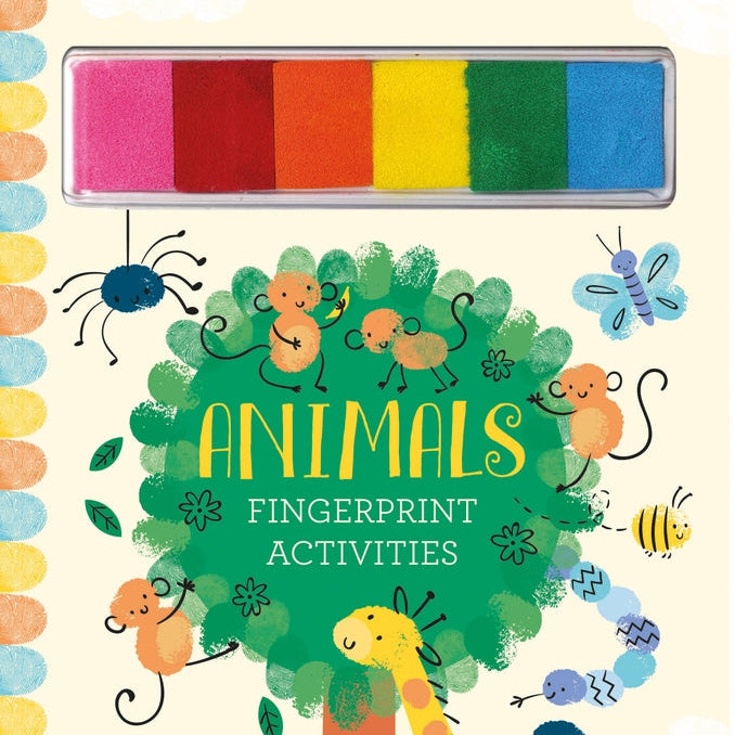 Animals Fingerprint Activities Book – Creative Activity Book - Mabel & Fox