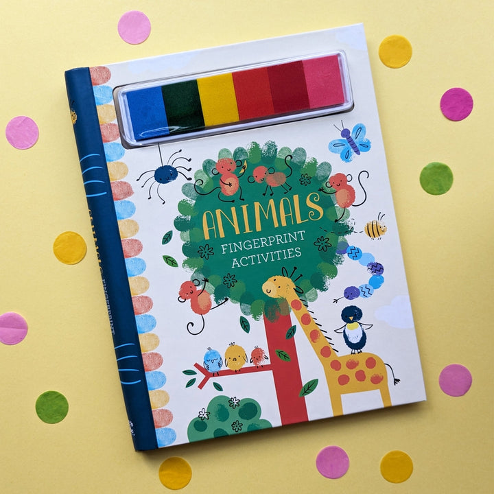 Animals Fingerprint Activities Book – Creative Activity Book - Mabel & Fox