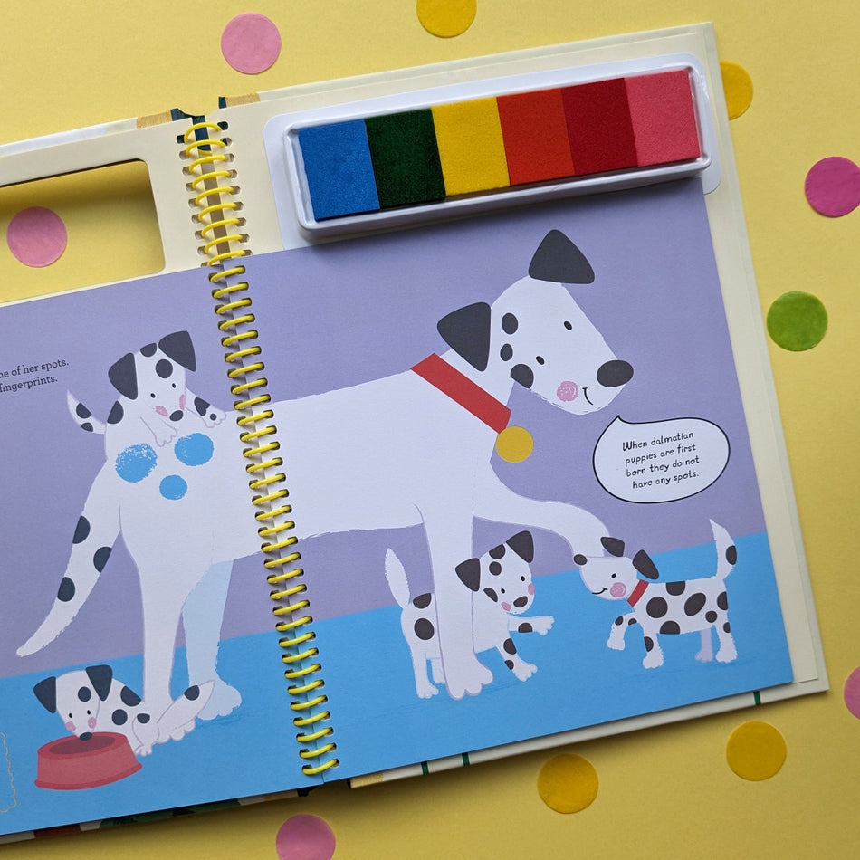 Animals Fingerprint Activities Book – Creative Activity Book - Mabel & Fox