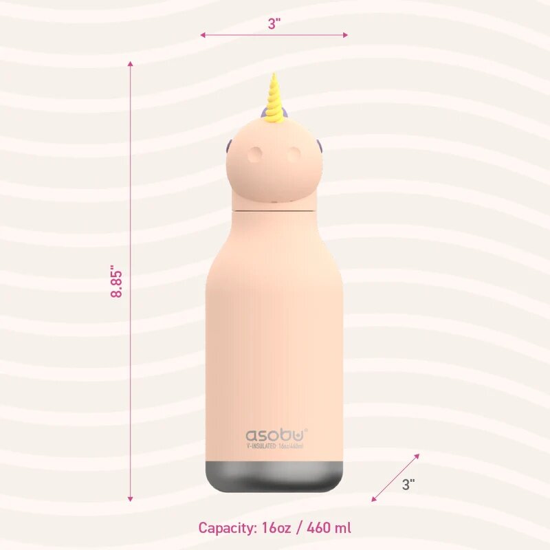 Asobu – Bestie Water Bottle – Sparkle the Unicorn - Mabel & Fox