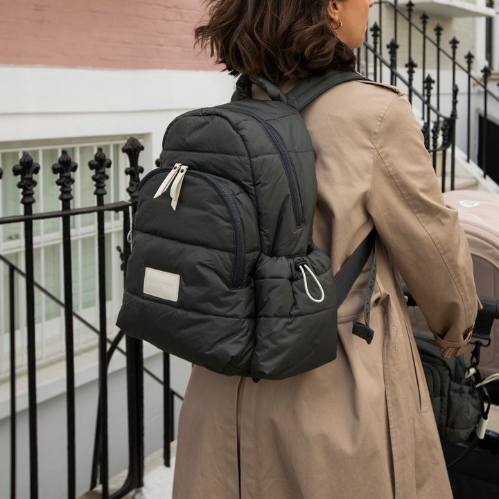 Avery Row - Baby Changing Backpack - Black - Mabel & Fox