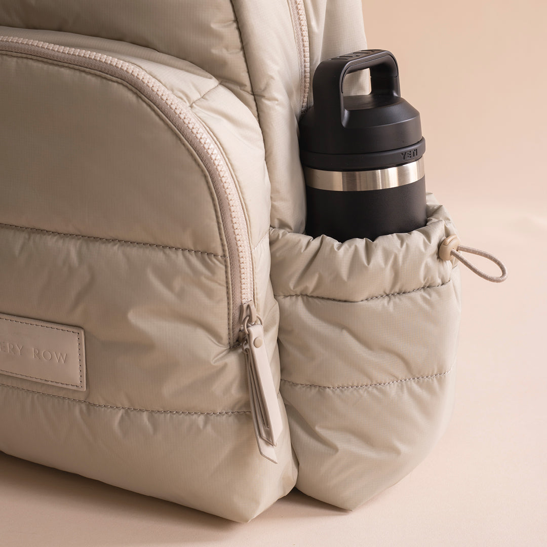 Avery Row - Baby Changing Backpack - Oyster - Mabel & Fox