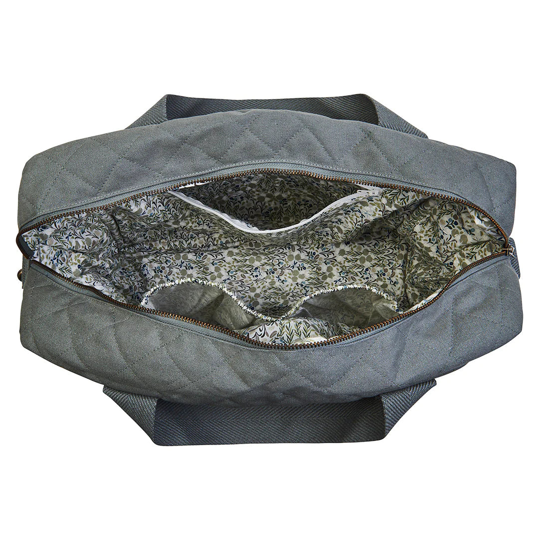 Avery Row - Baby Changing Bag - Flint - Mabel & Fox