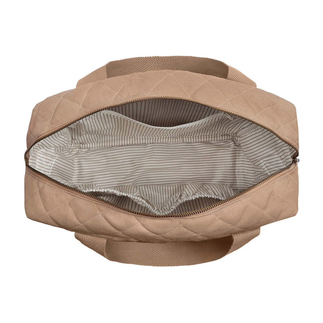 Avery Row - Baby Changing Bag - Latte - Mabel & Fox