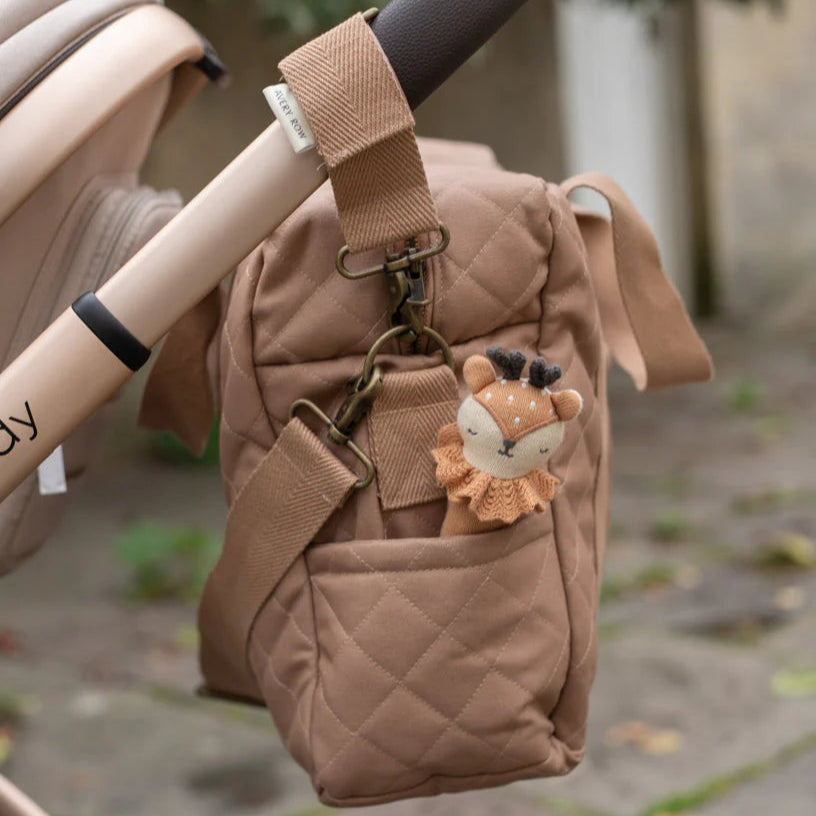 Avery Row - Baby Changing Bag - Latte - Mabel & Fox