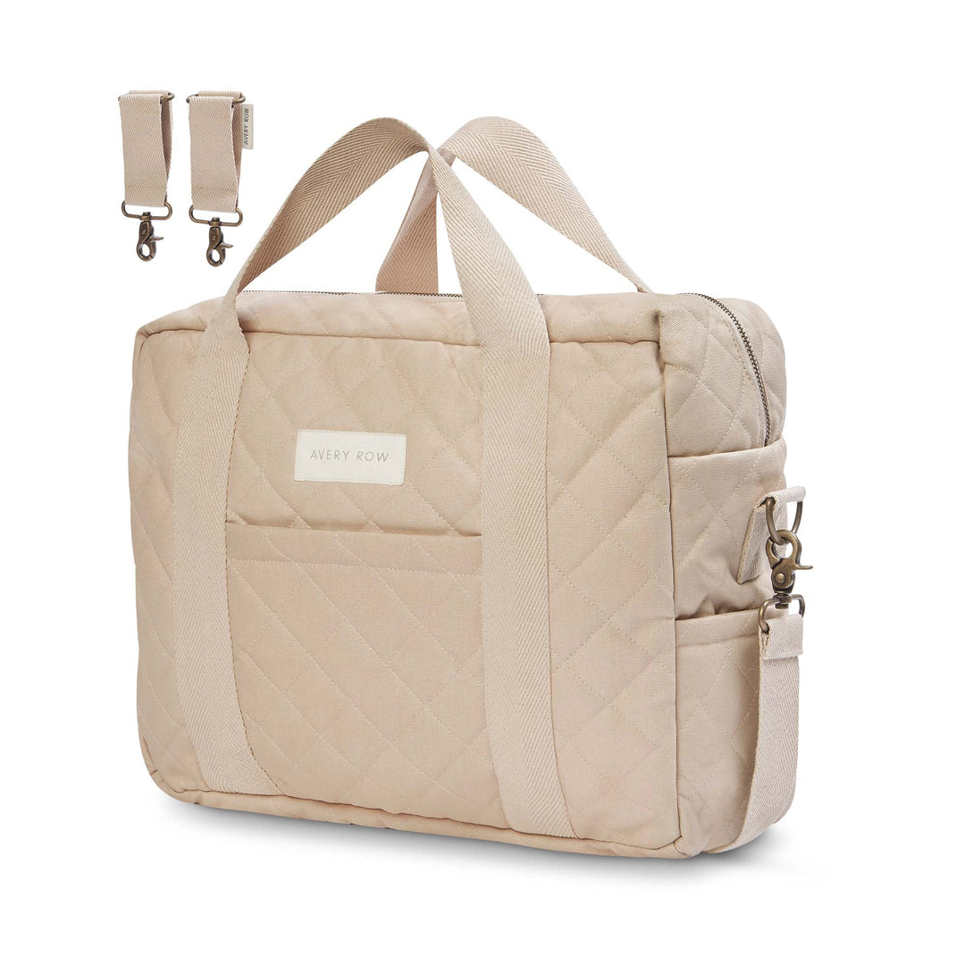 Avery Row - Baby Changing Bag - Natural - Mabel & Fox