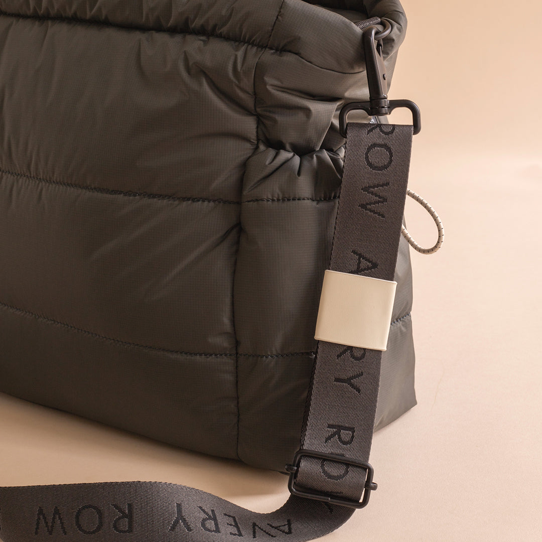 Avery Row - Baby Changing Tote Bag - Black - Mabel & Fox