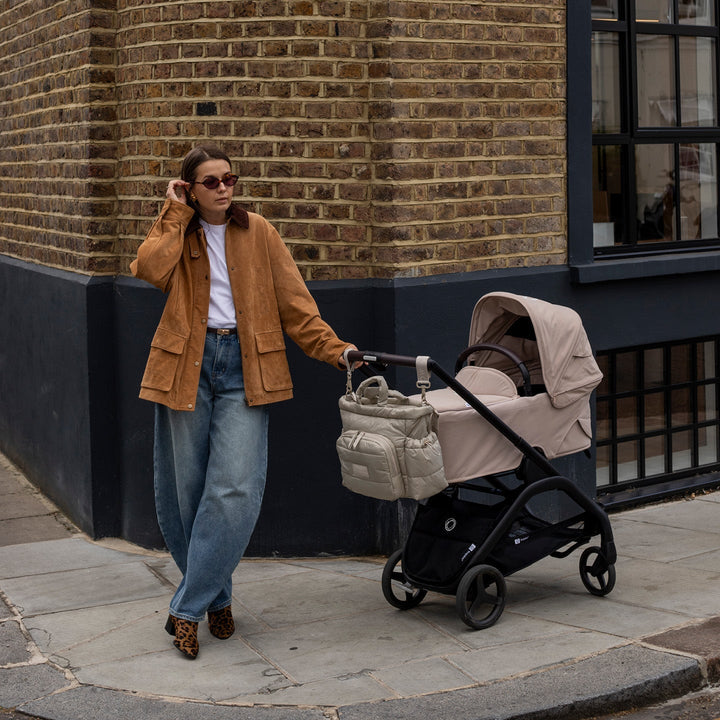 Avery Row - Baby Changing Tote Bag - Oyster - Mabel & Fox