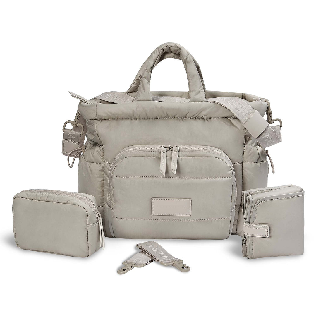 Avery Row - Baby Changing Tote Bag - Oyster - Mabel & Fox