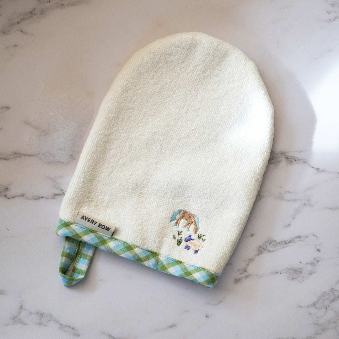 Avery Row - Bath Mitt - Little Farm - Mabel & Fox