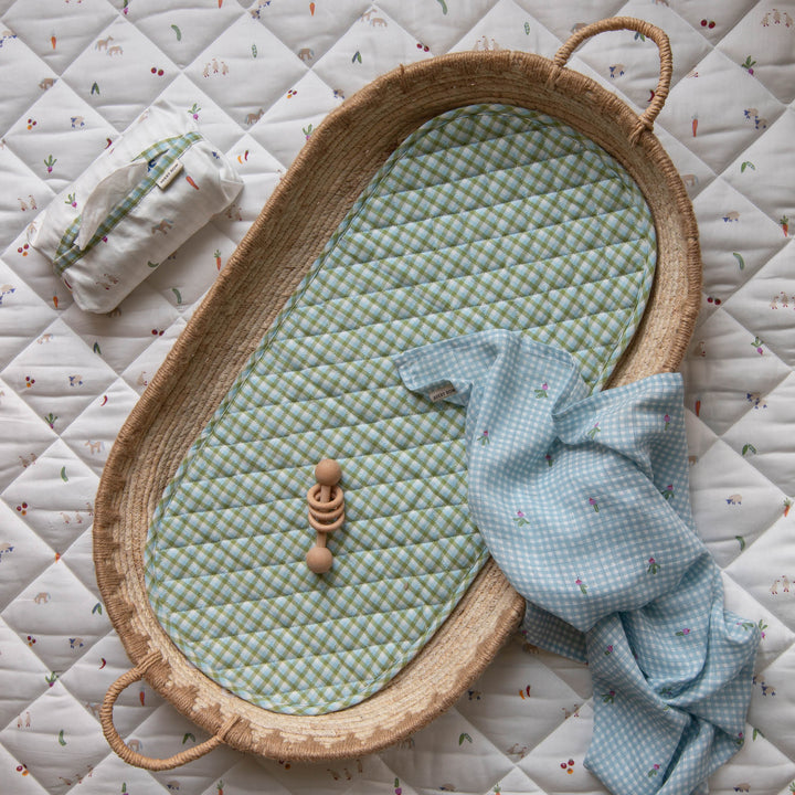 Avery Row - Changing Basket Cotton Liner - Little Farm - Mabel & Fox