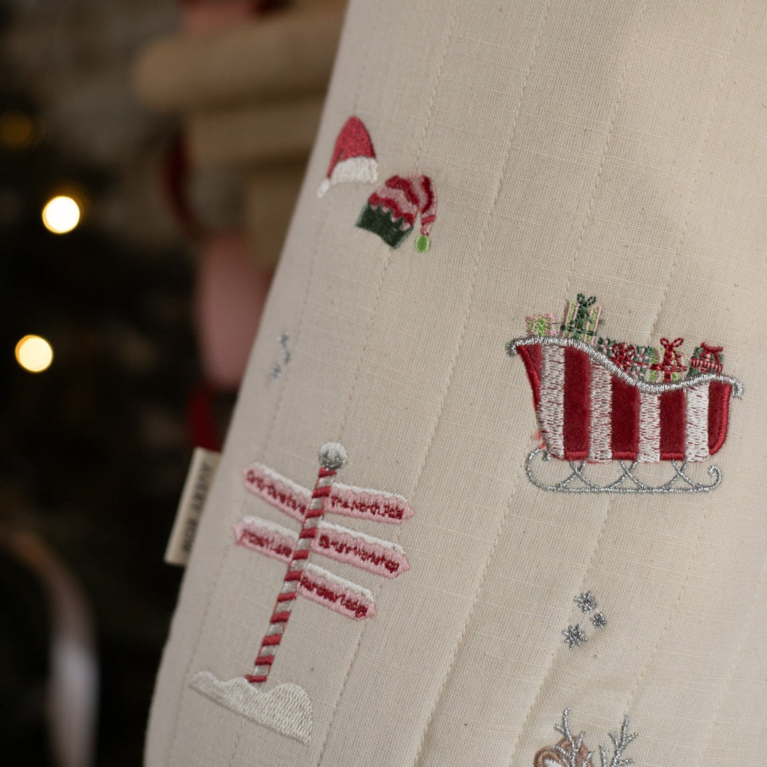 Avery Row - Christmas Stocking - The North Pole - Mabel & Fox