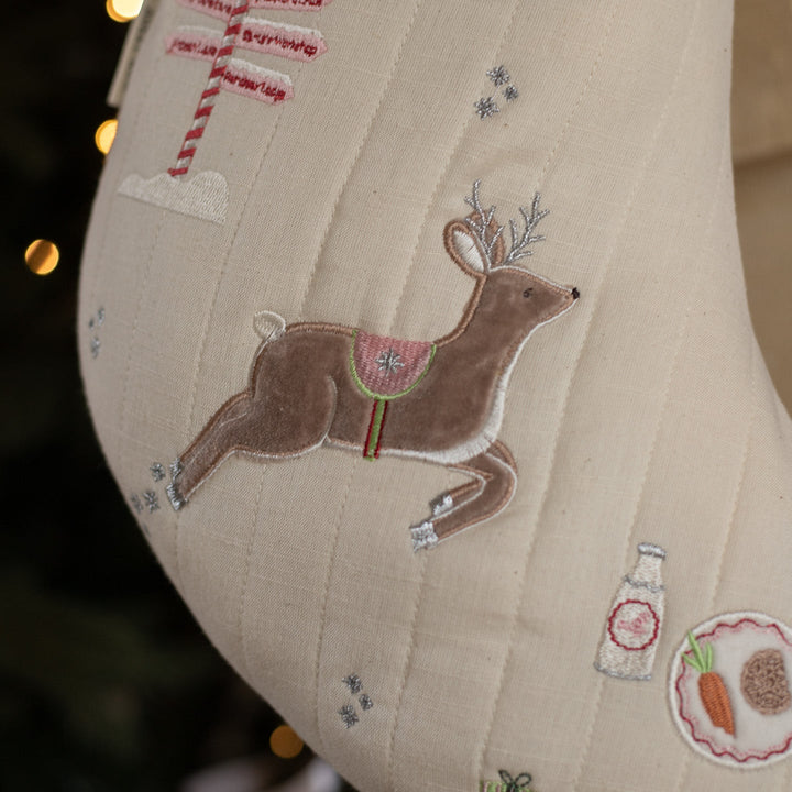 Avery Row - Christmas Stocking - The North Pole - Mabel & Fox