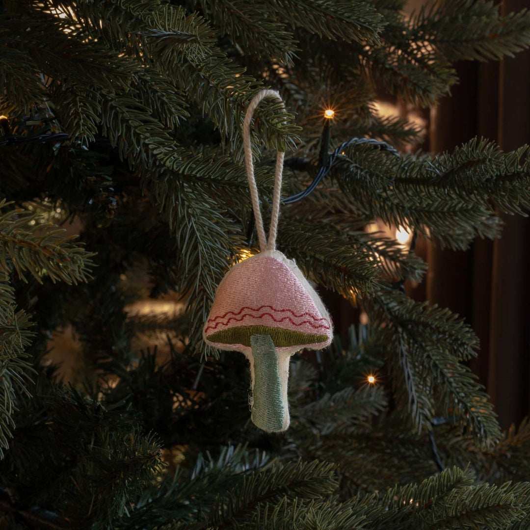 Avery Row - Christmas Tree Decoration - Mushroom - Mabel & Fox
