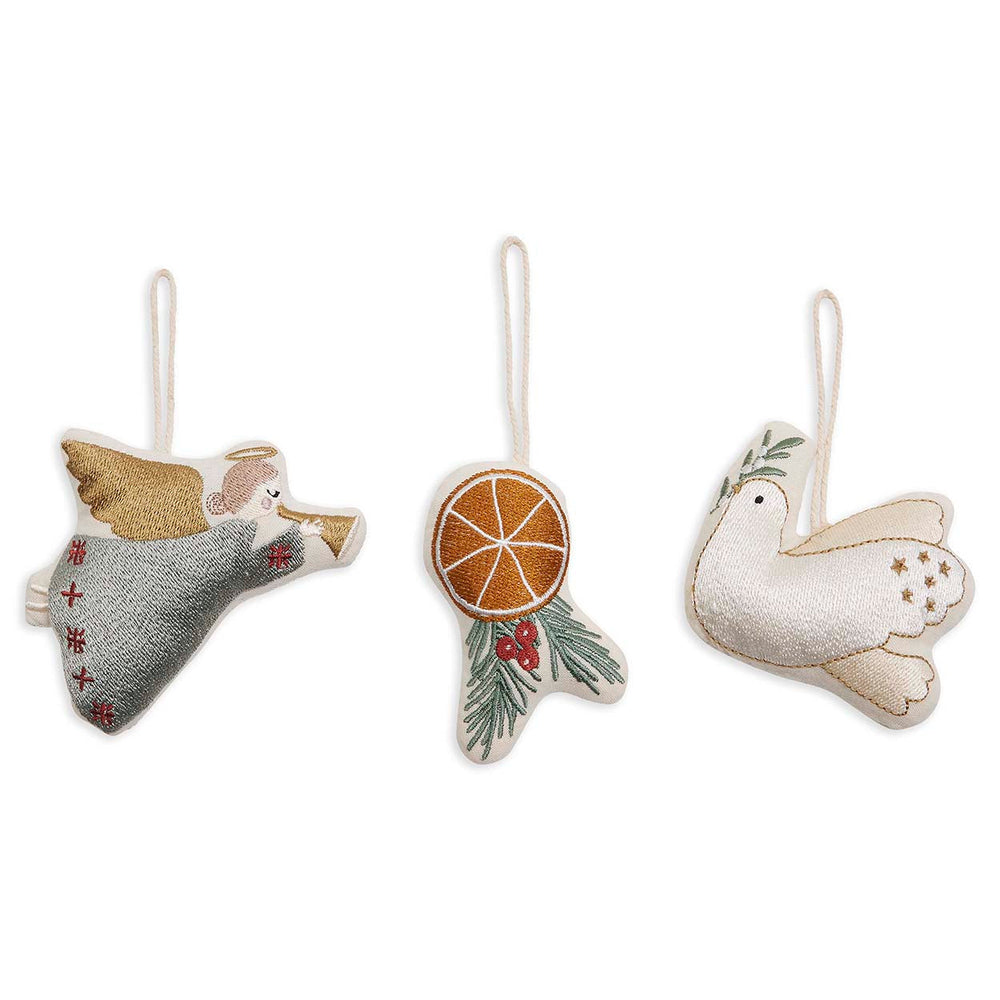 Avery Row - Christmas Tree Decorations  - Peace & Joy (3 Pack) - Mabel & Fox
