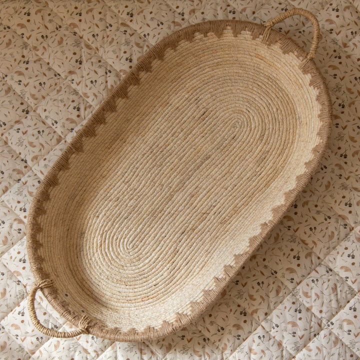 Avery Row - Maize Changing Basket - Natural - Mabel & Fox