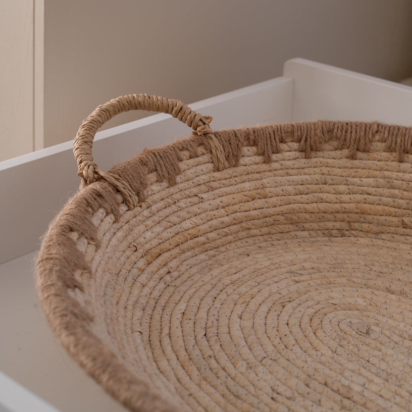 Avery Row - Maize Changing Basket - Natural - Mabel & Fox