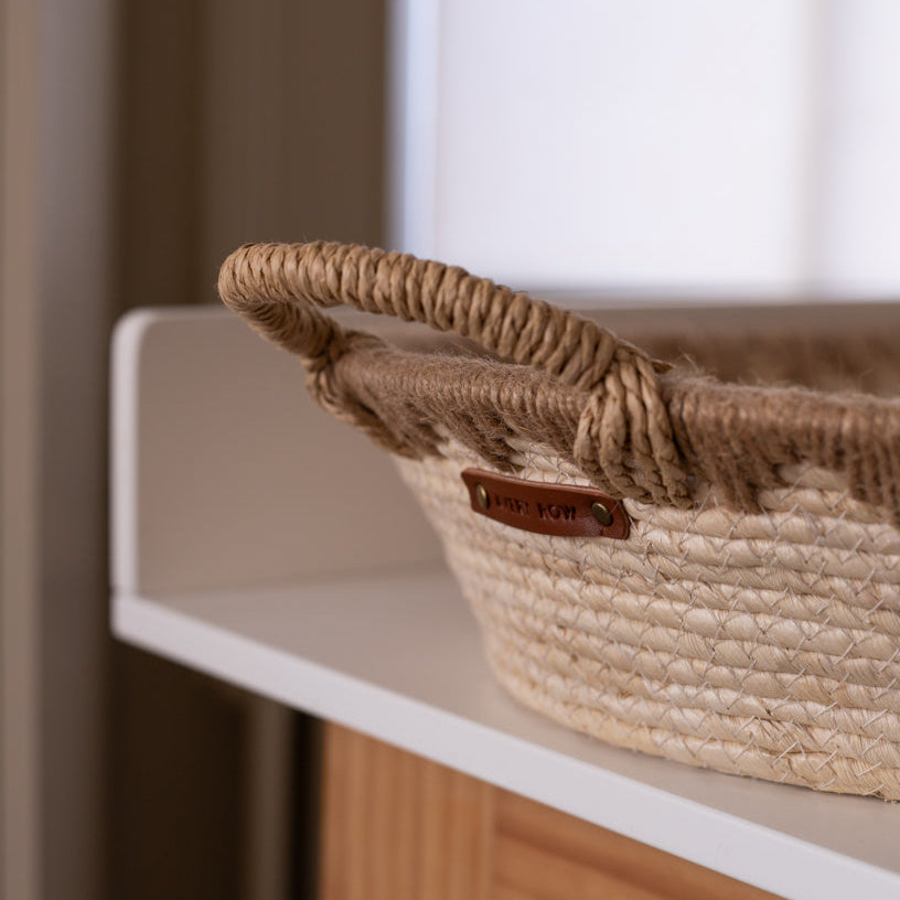 Avery Row - Maize Changing Basket - Natural - Mabel & Fox