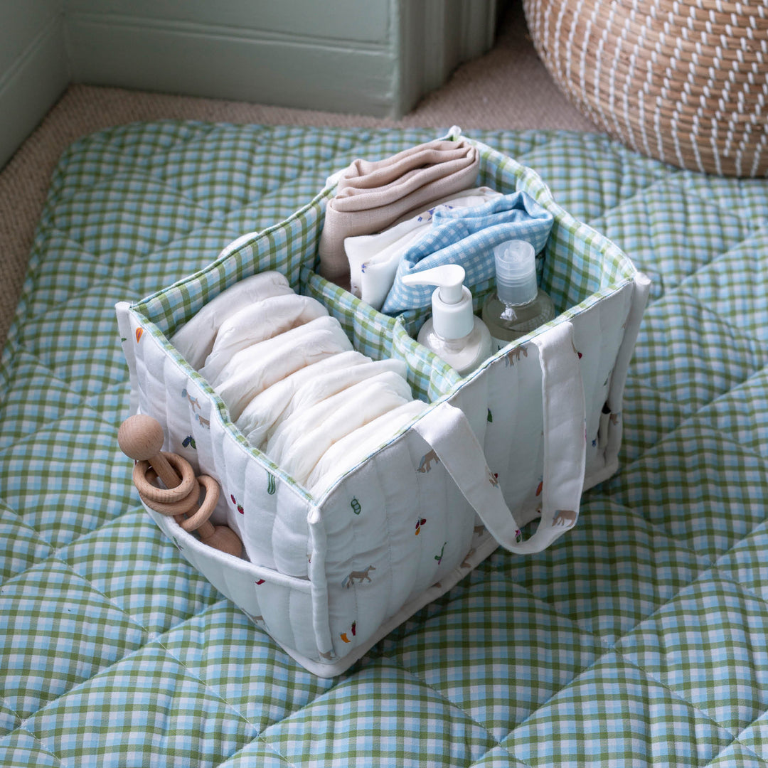 Avery Row - Nappy Caddy - Little Farm - Mabel & Fox