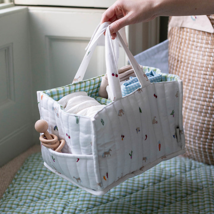 Avery Row - Nappy Caddy - Little Farm - Mabel & Fox