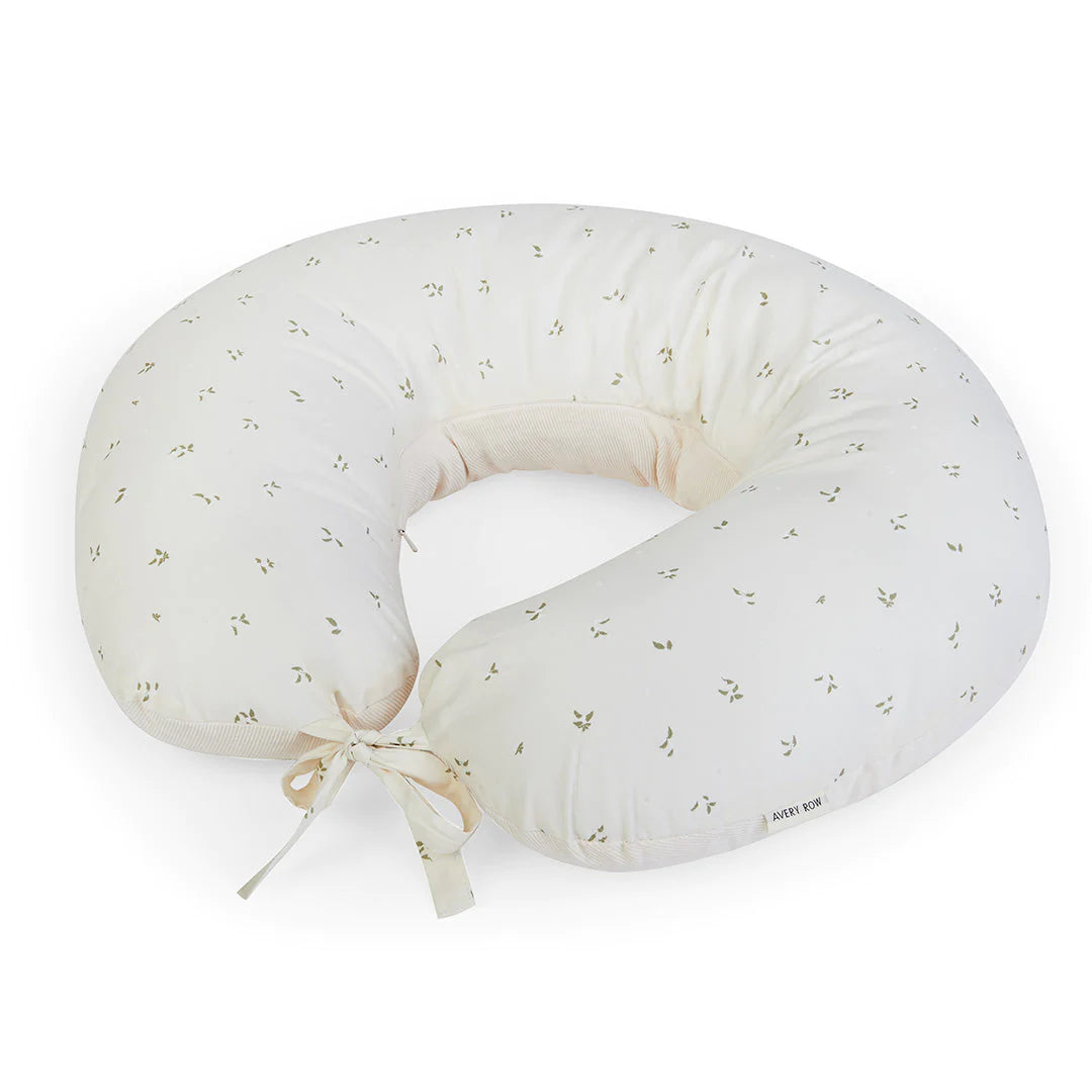 Avery Row - Nursing Pillow - Nettle Scatter - Mabel & Fox