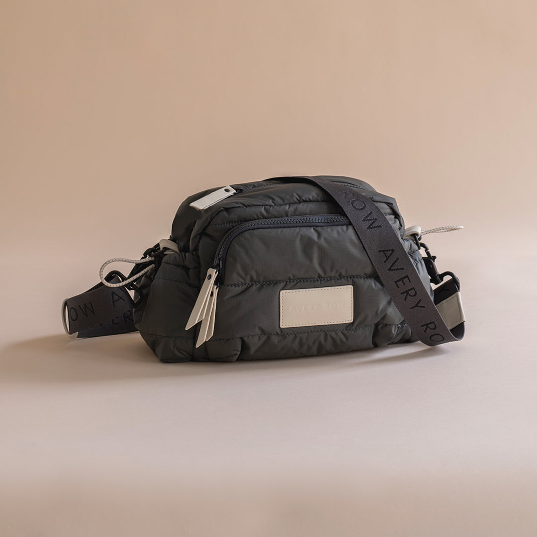 Avery Row - Pram Organiser Bag - Black - Mabel & Fox