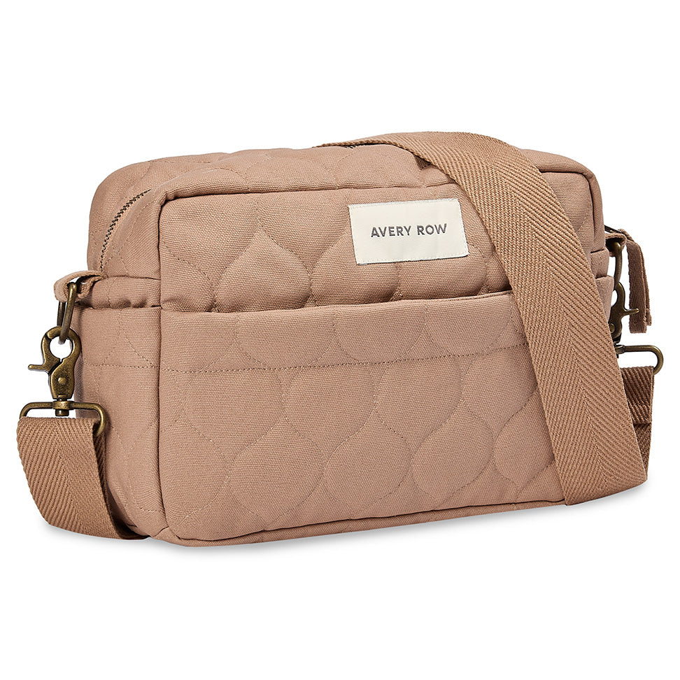 Avery Row - Pram Organiser Bag - Latte - Mabel & Fox