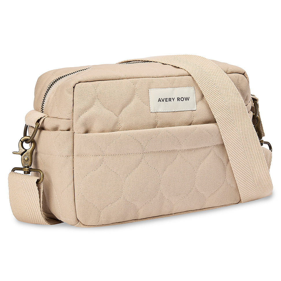 Avery Row - Pram Organiser Bag - Natural - Mabel & Fox