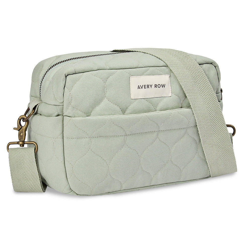 Avery Row - Pram Organiser Bag - Sage - Mabel & Fox