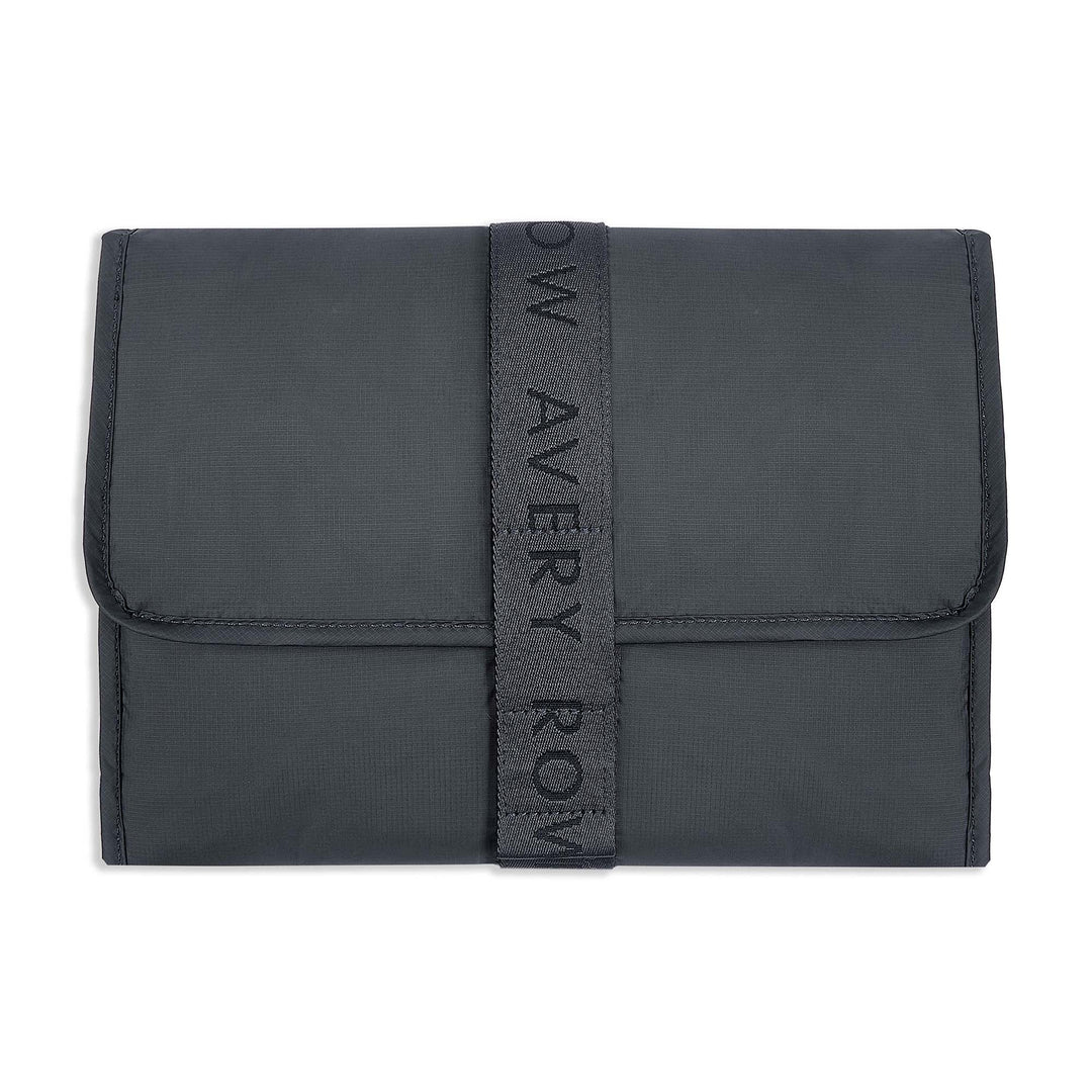 Avery Row - Recycled Nylon Travel Baby Changing Mat - Black - Mabel & Fox