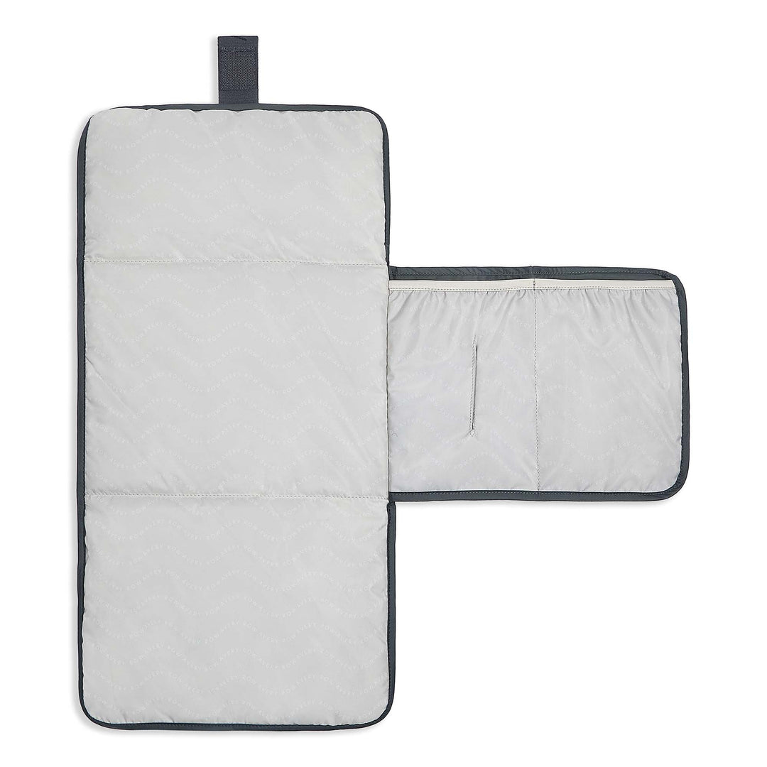 Avery Row - Recycled Nylon Travel Baby Changing Mat - Black - Mabel & Fox