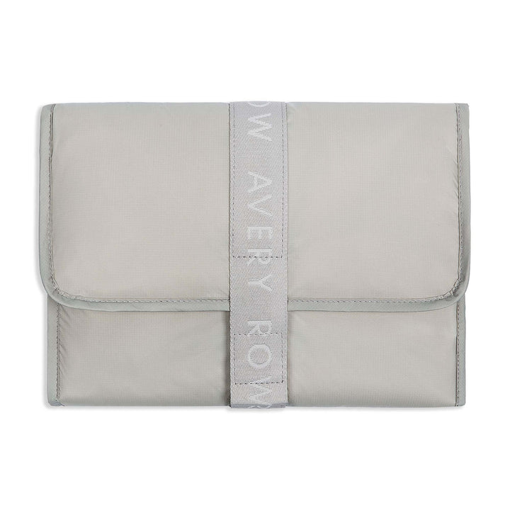 Avery Row - Recycled Nylon Travel Baby Changing Mat - Oyster - Mabel & Fox