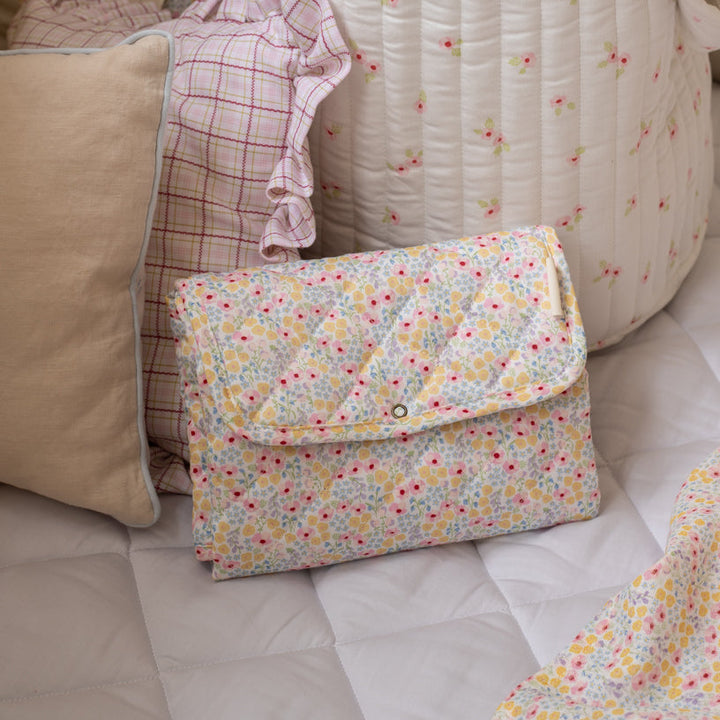 Avery Row - Travel Changing Mat - Wildflower Garden - Mabel & Fox