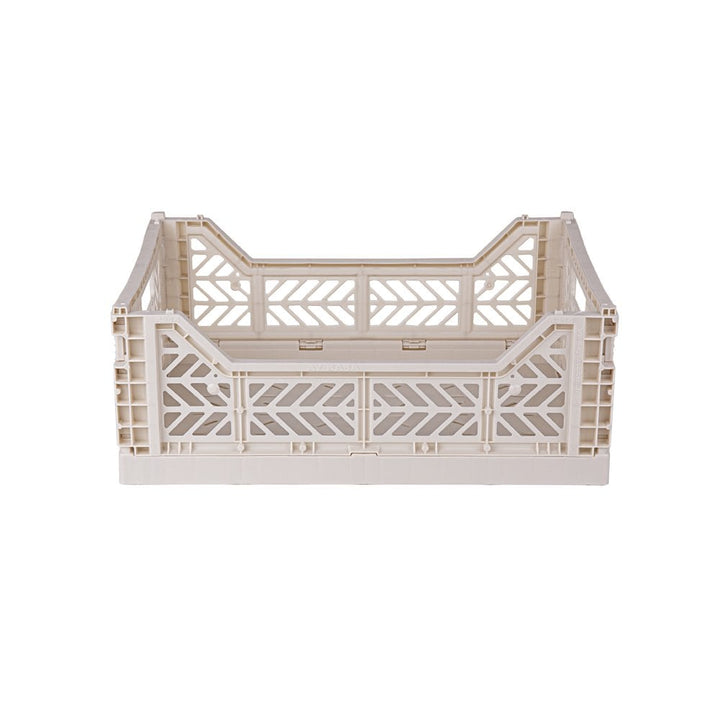 Aykasa Folding Storage Crate - Midi - Coconut Milk