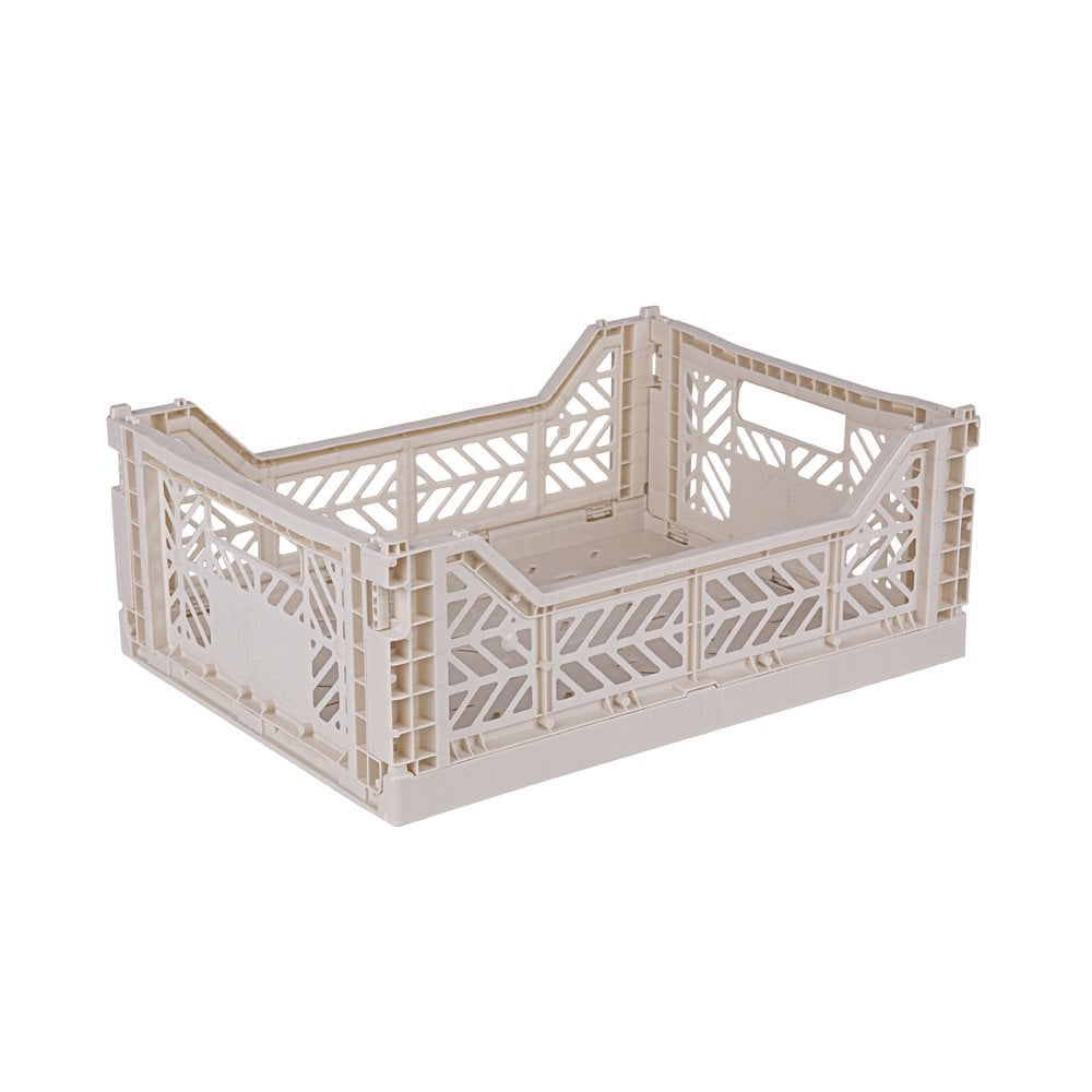 Aykasa Folding Storage Crate - Midi - Coconut Milk